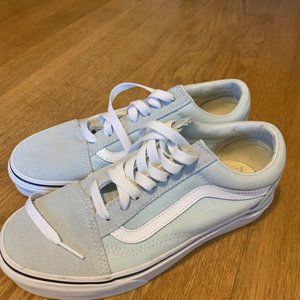 Light Blue Old Skool Vans